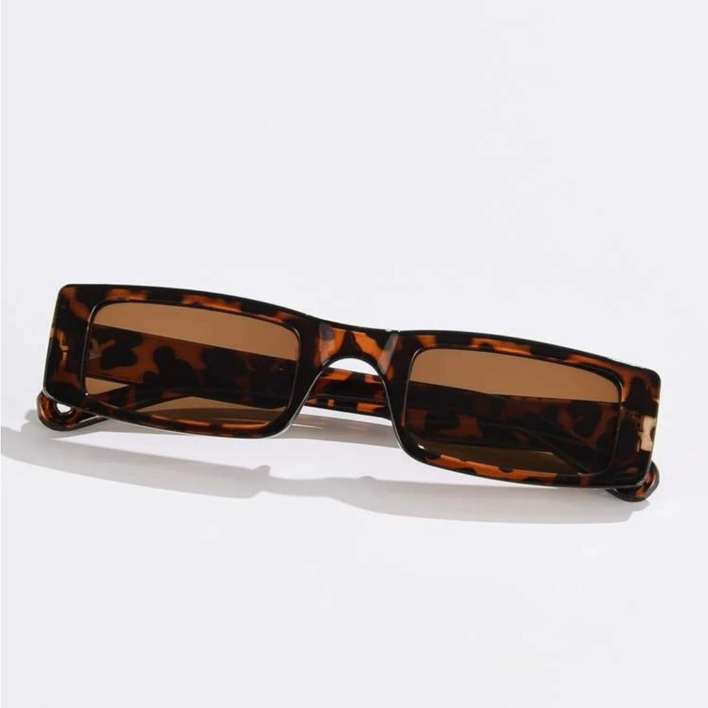 Shein Squared Framed Tinted Sunglasses